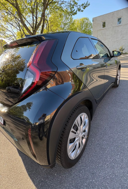 Grøn Toyota Aygo X fra 2023