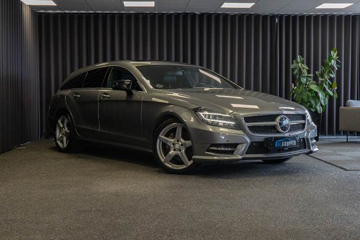 Grå Mercedes CLS350 fra 2013