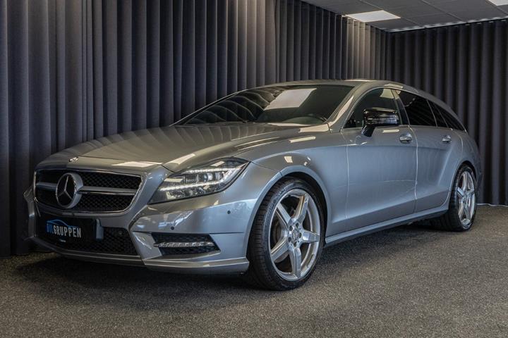 Grå Mercedes CLS350 fra 2013