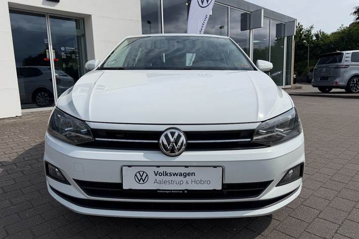 Hvid VW Polo fra 2020