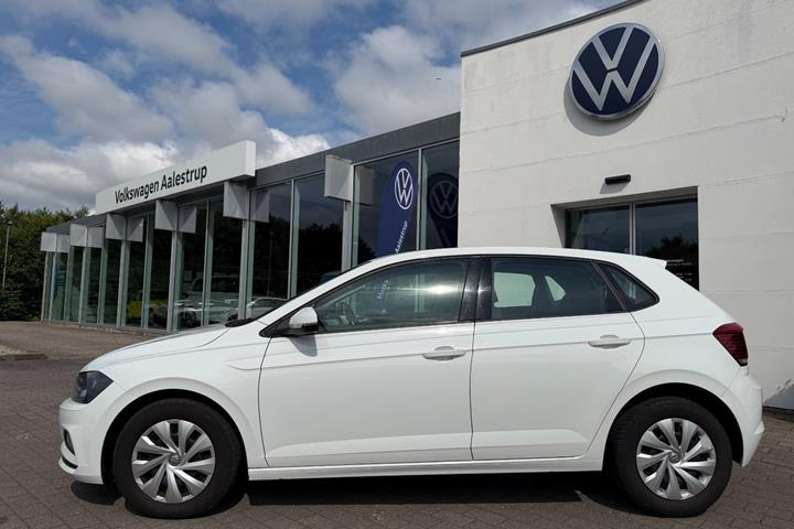 Hvid VW Polo fra 2020