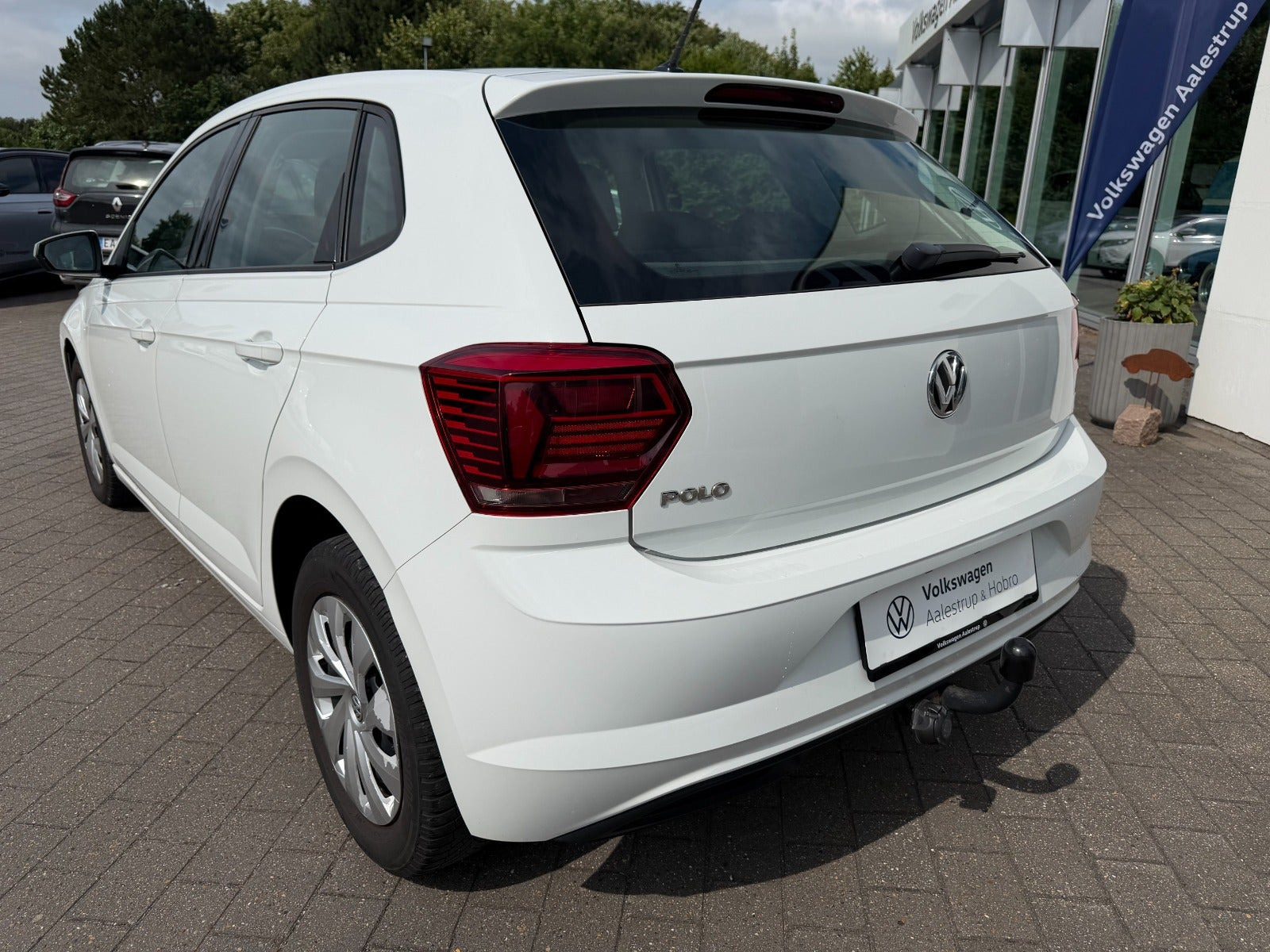 Hvid VW Polo fra 2020