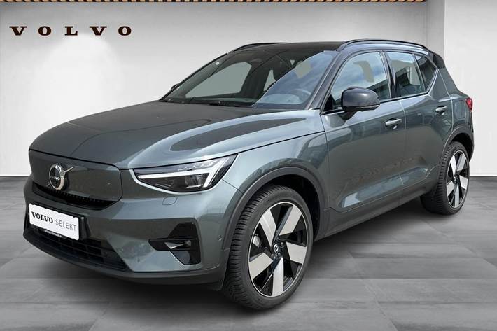 Grøn Volvo EX40 fra 2026
