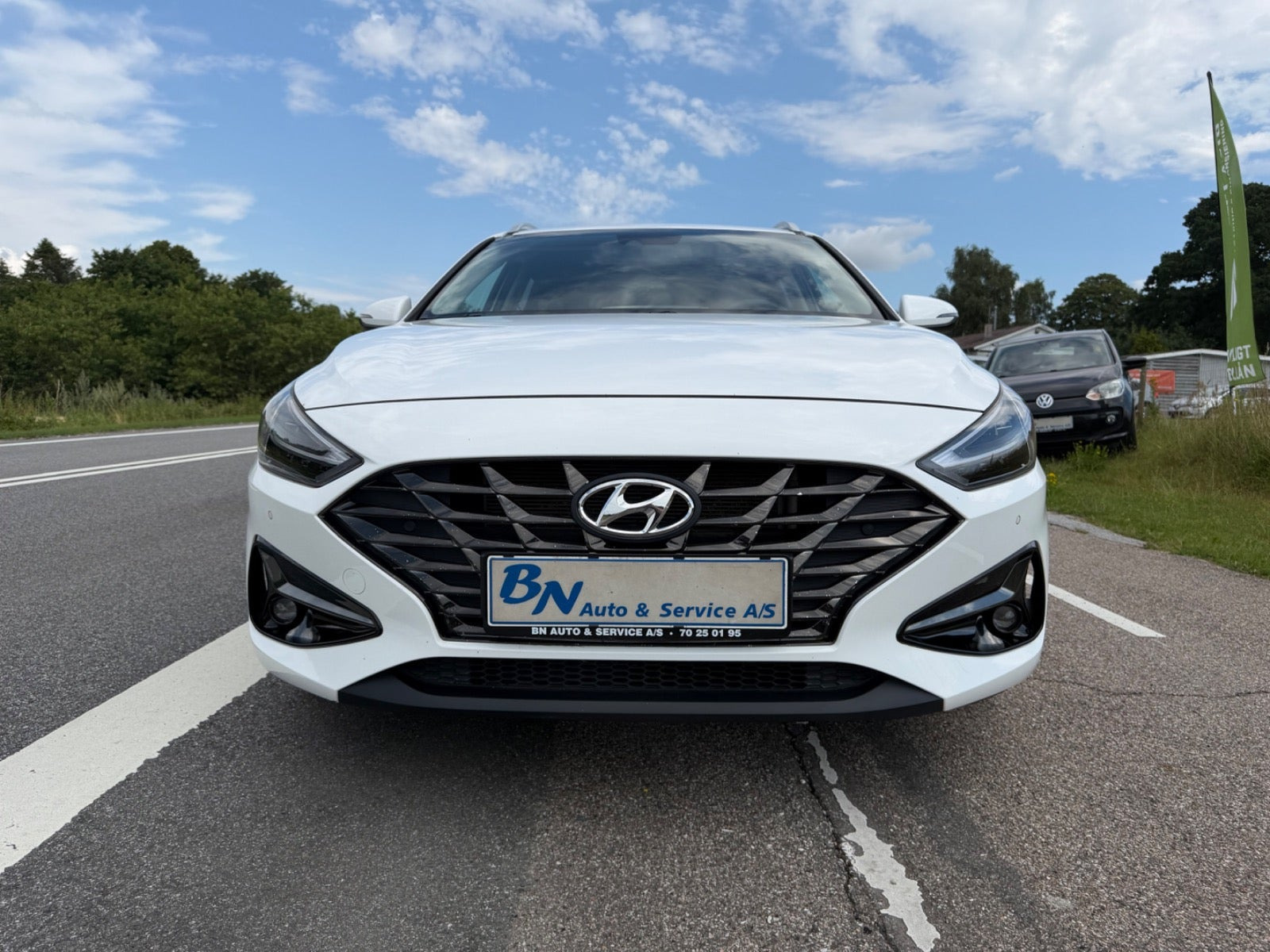 Hvid Hyundai i30 fra 2021