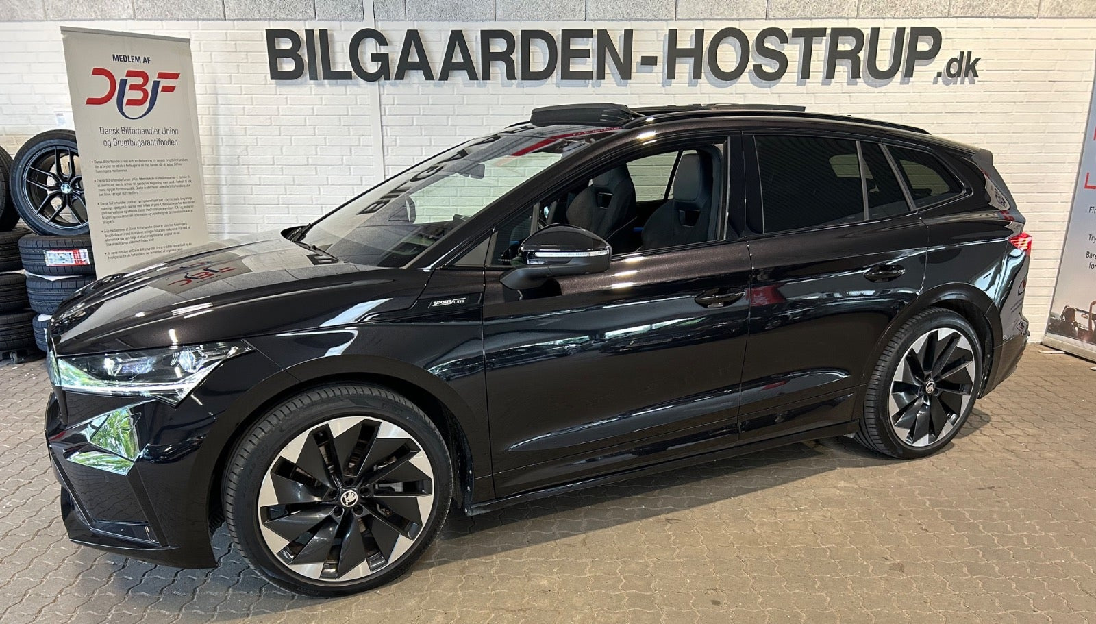 Sort Skoda Enyaq fra 2021