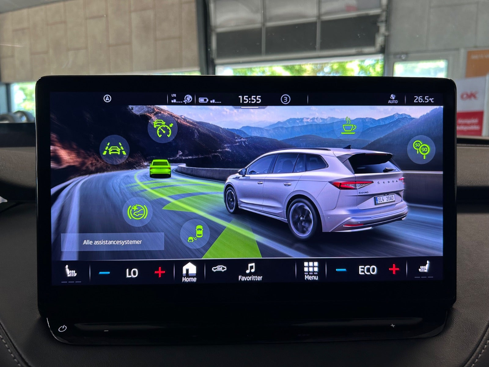 Sort Skoda Enyaq fra 2021