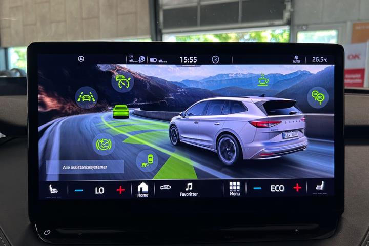 Sort Skoda Enyaq fra 2021