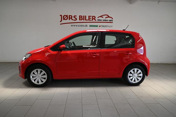 Rød VW E-UP! fra 2021