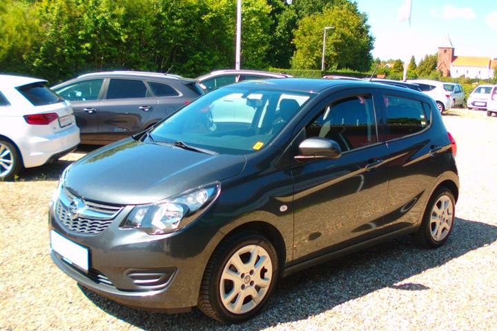 Grå Opel Karl fra 2018