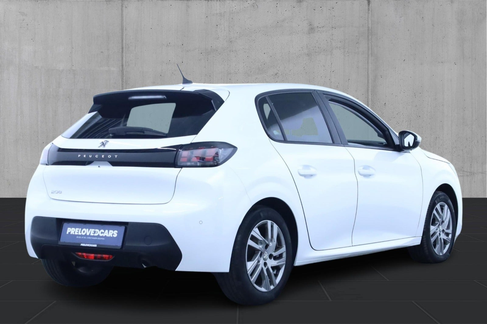 Hvid Peugeot 208 fra 2020