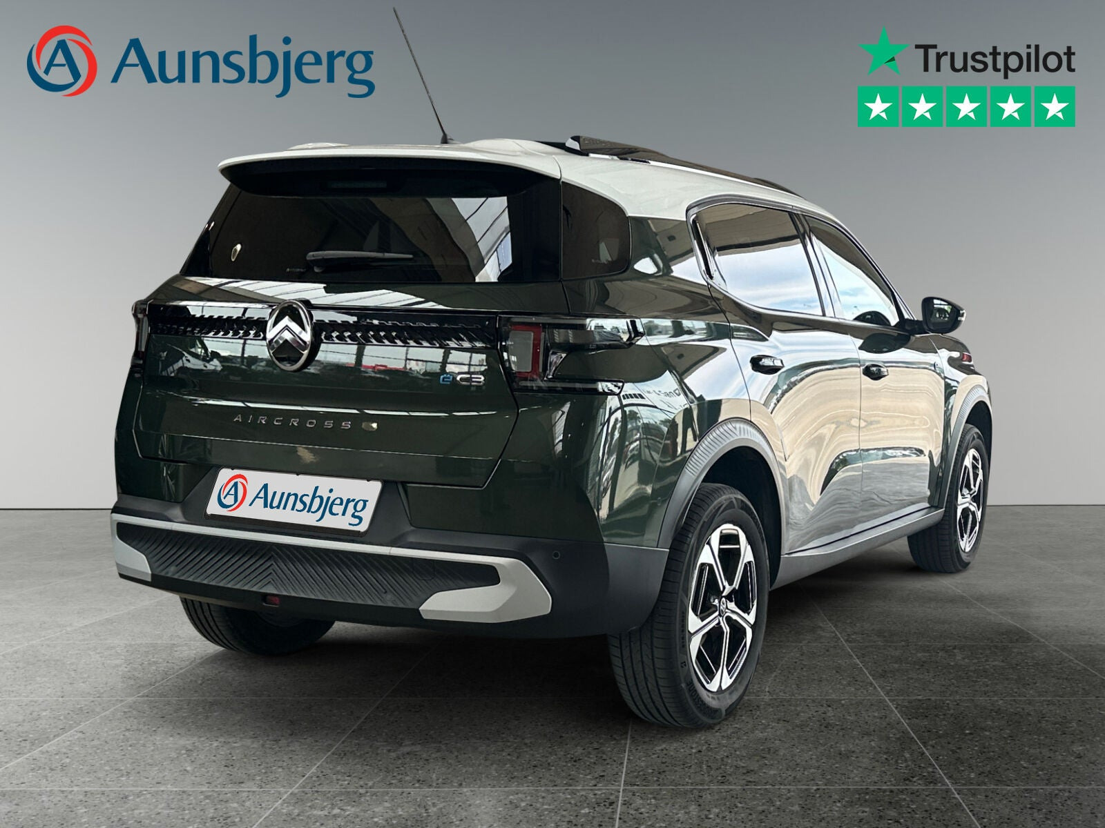 Grøn Citroën e-C3 Aircross fra 2025