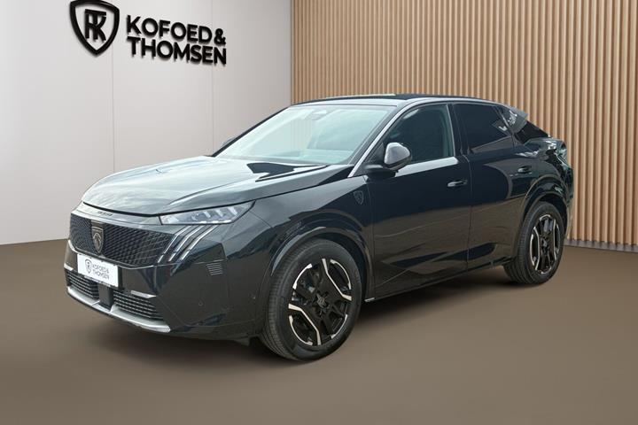 Sort Peugeot e-3008 fra 2025 set udefra