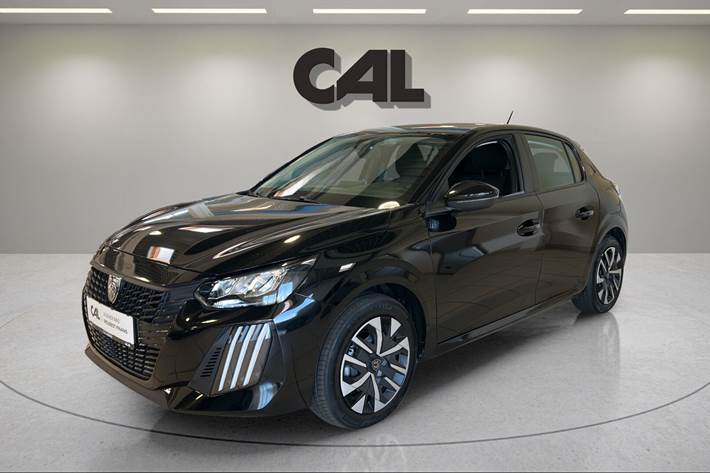 Sort Peugeot e-208 fra 2025
