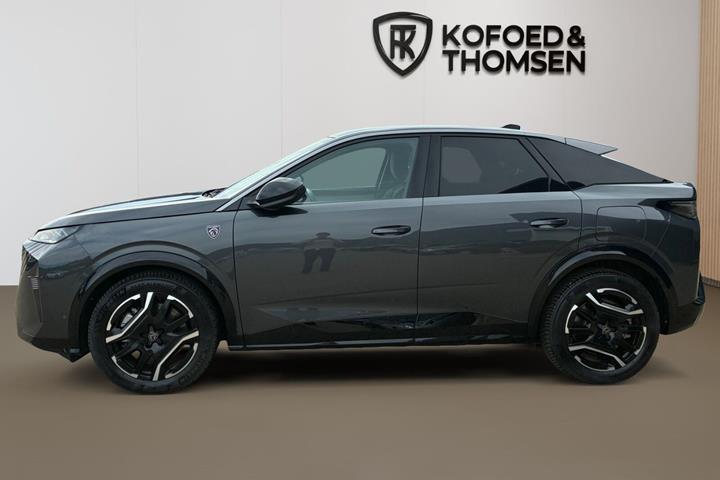 Grå Peugeot e-3008 fra 2025