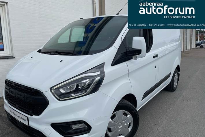 Hvid Ford Transit Custom 320 L1 fra 2018