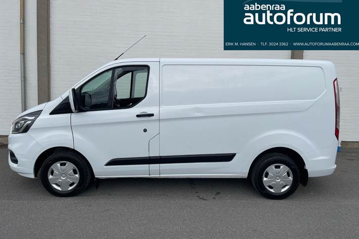 Hvid Ford Transit Custom 320 L1 fra 2018