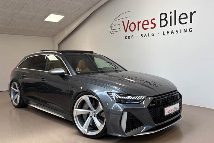 Grå Audi RS6 fra 2020