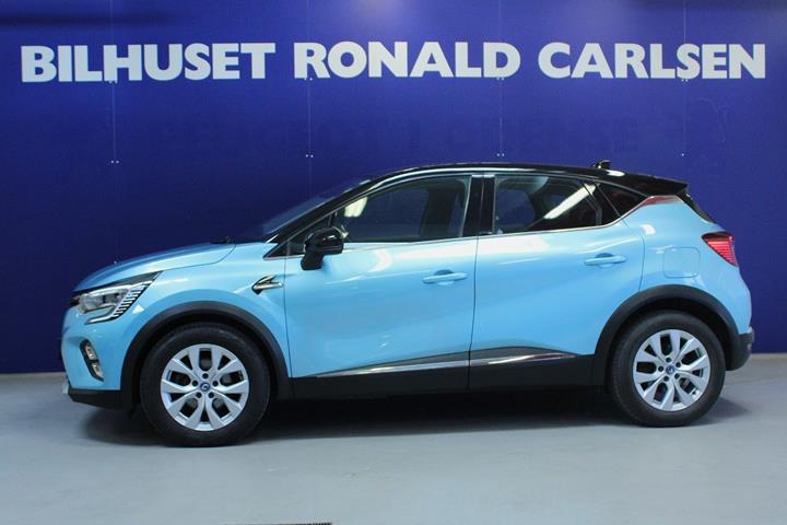 Blå Renault Captur fra 2021