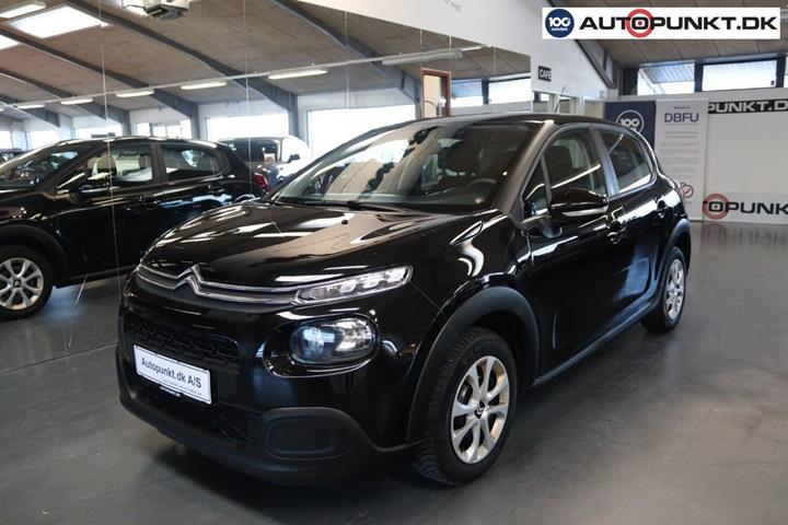 Sort Citroën C3 fra 2020 set udefra