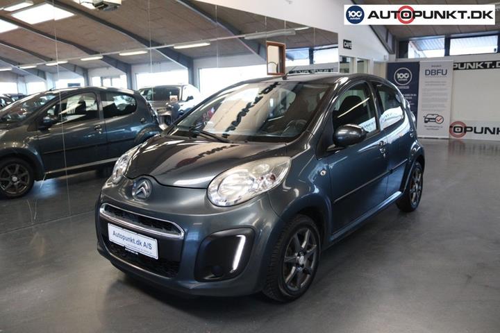 Grå Citroën C1 fra 2013 set udefra