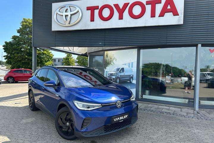 Blå VW ID.4 fra 2021