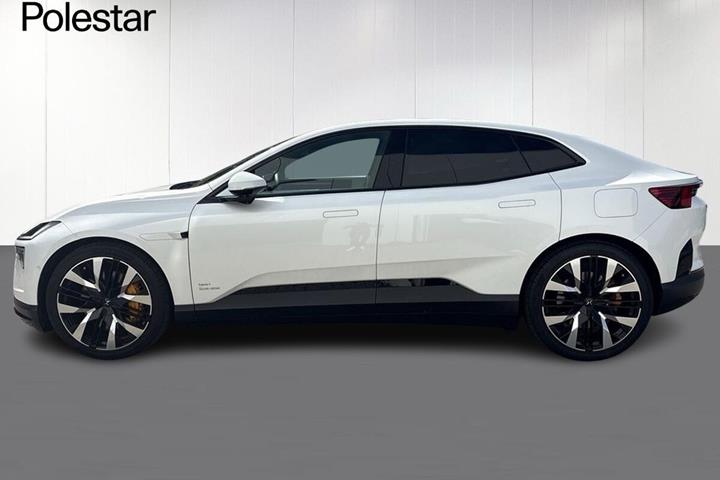 Hvid Polestar 4 fra 2025