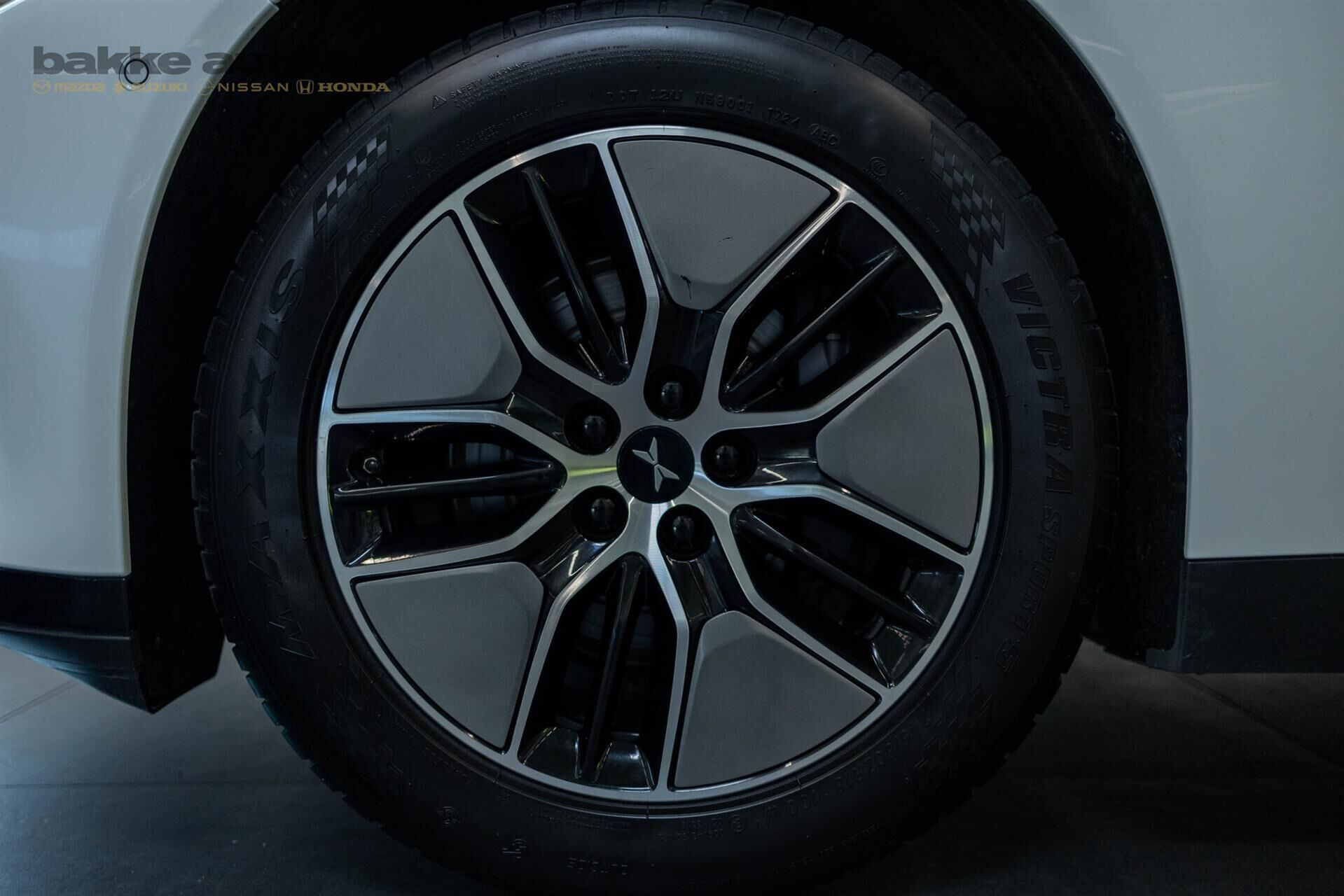 Hvid Xpeng P7 fra 2024