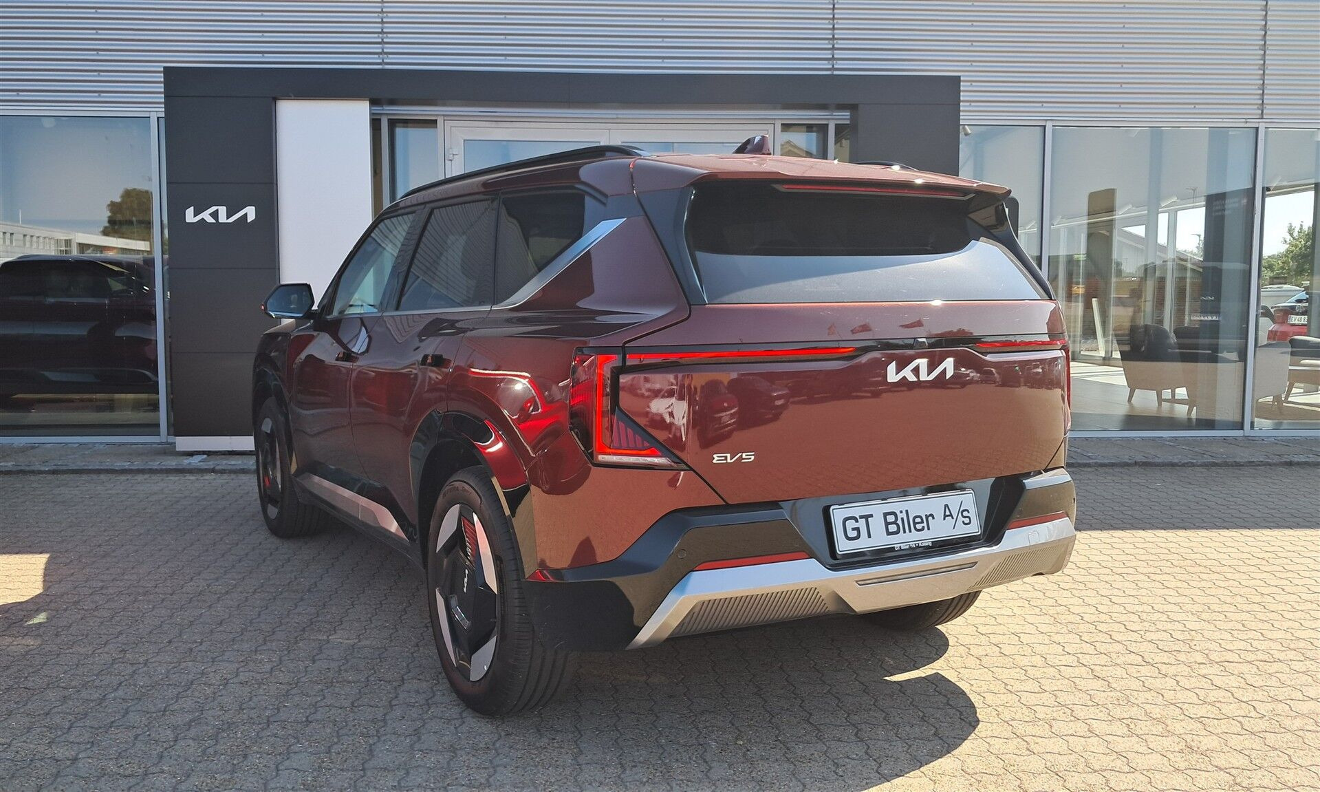 Rød Kia EV5 fra 2026