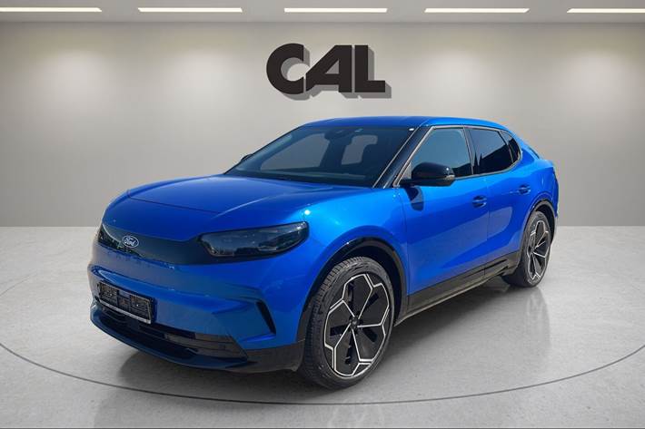 Blå Ford Capri fra 2025