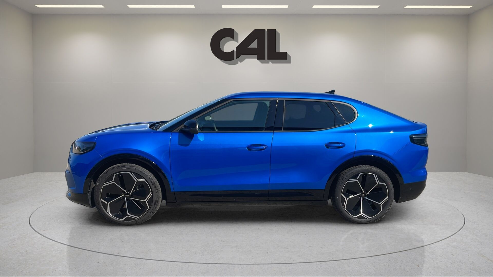 Blå Ford Capri fra 2025