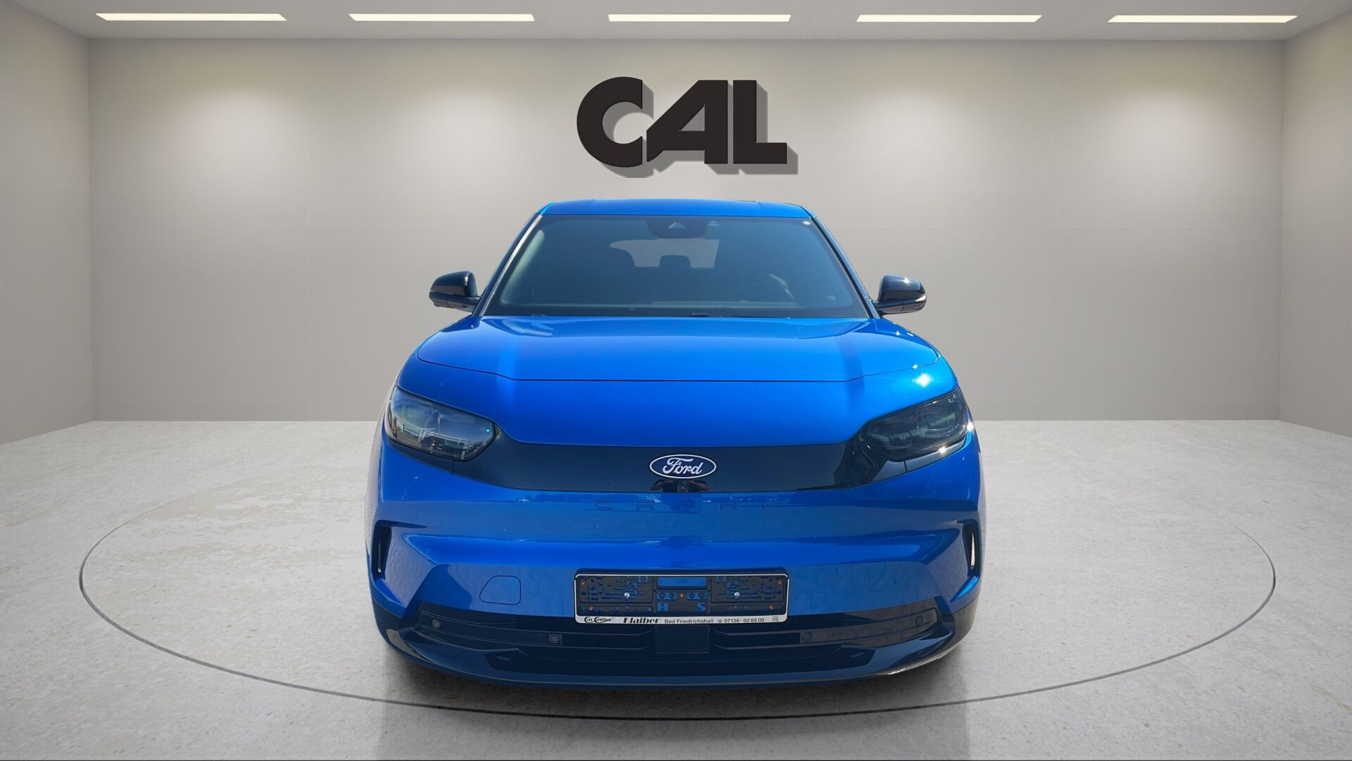 Blå Ford Capri fra 2025