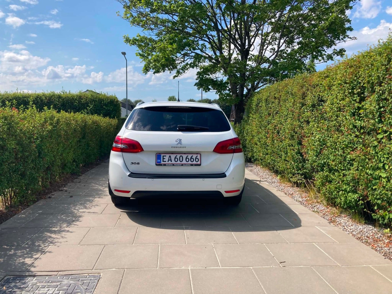 Hvid Peugeot 308 fra 2019