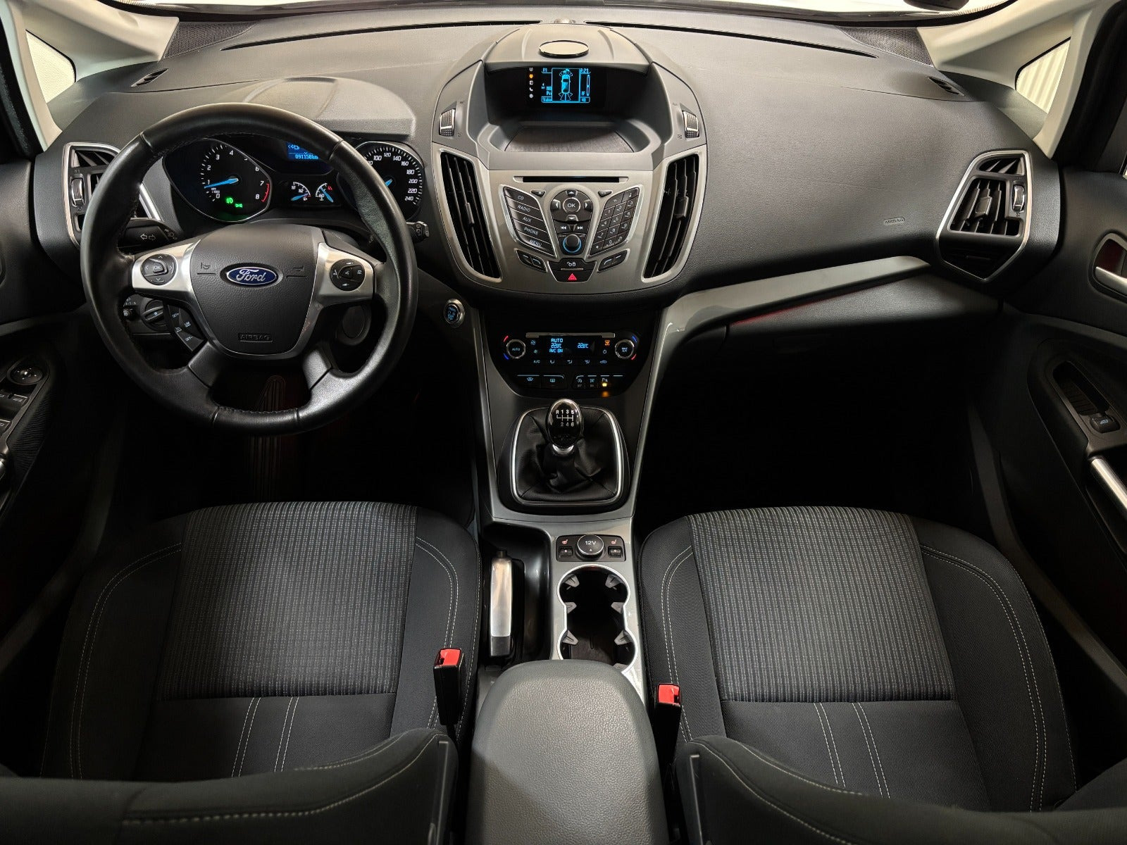 Hvid Ford C-MAX fra 2014