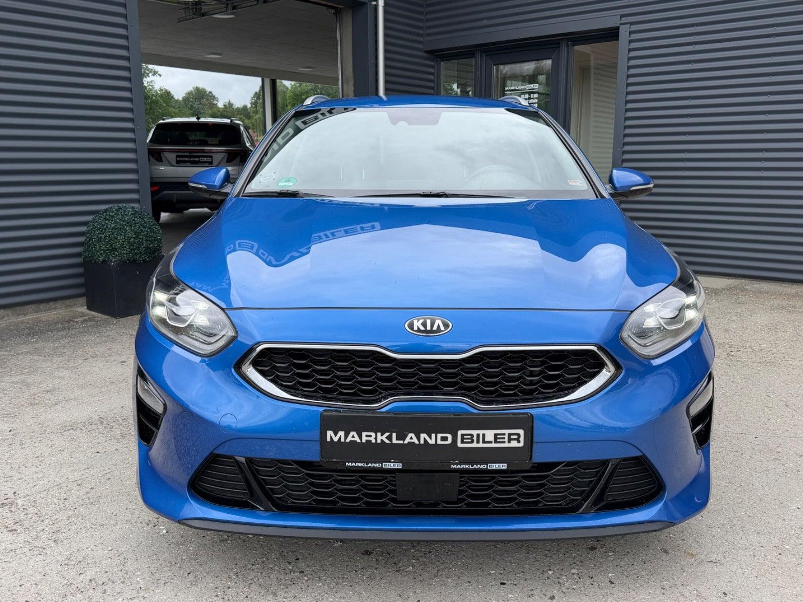 Blå Kia Ceed fra 2019