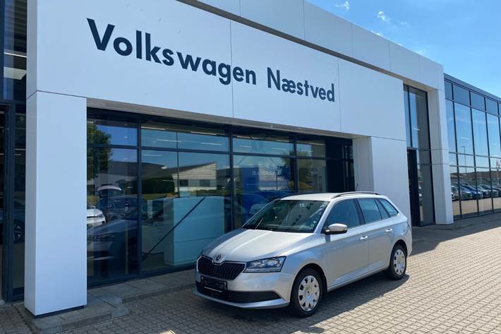Sølv Skoda Fabia fra 2019