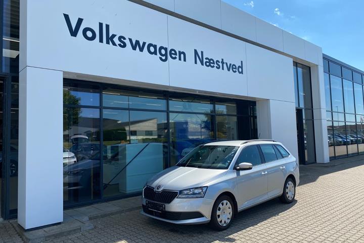 Sølv Skoda Fabia fra 2019