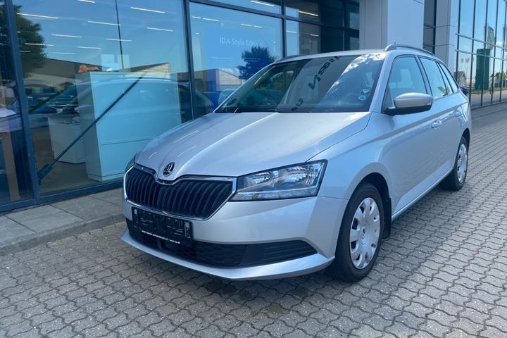 Sølv Skoda Fabia fra 2019