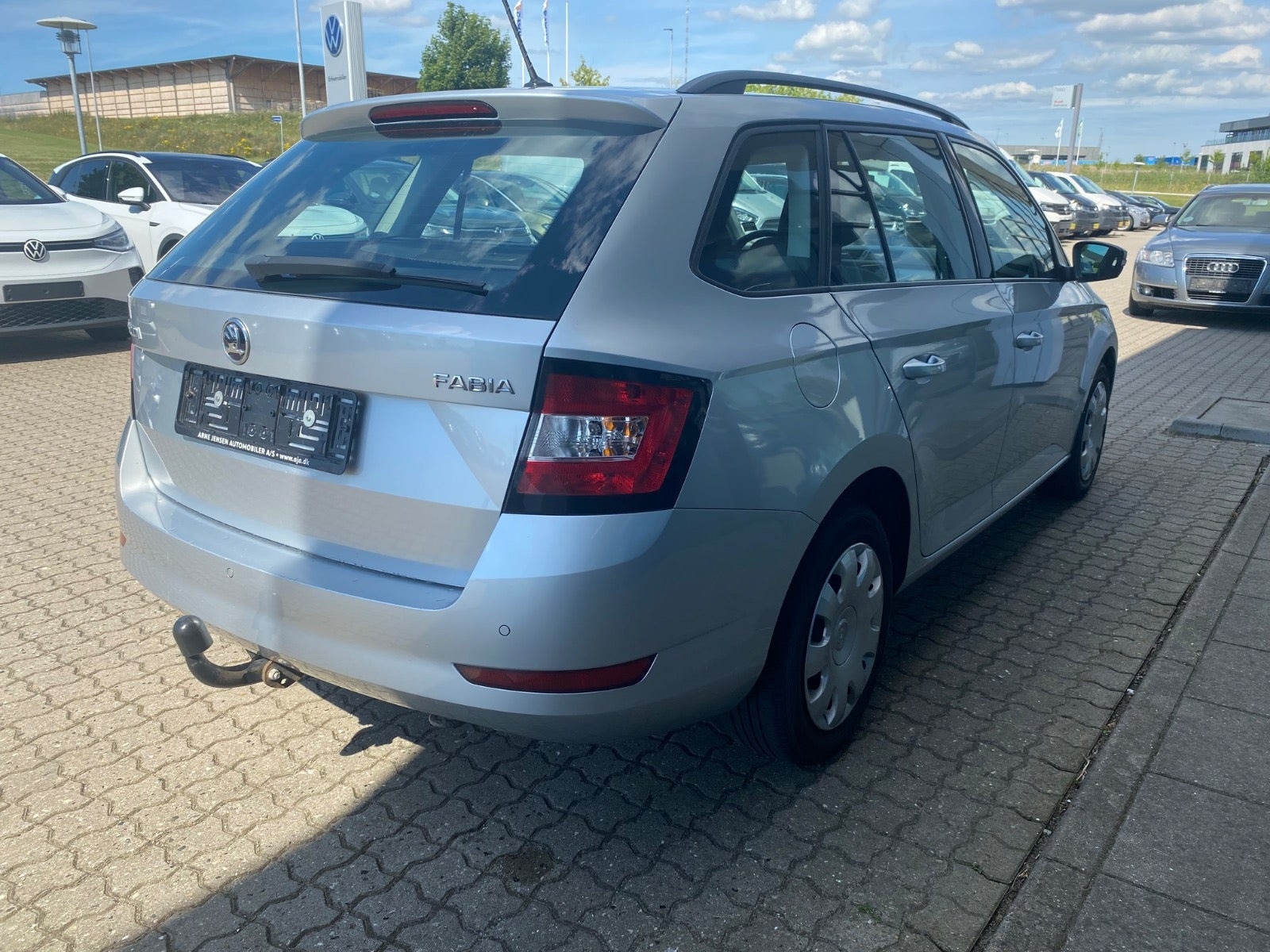 Sølv Skoda Fabia fra 2019