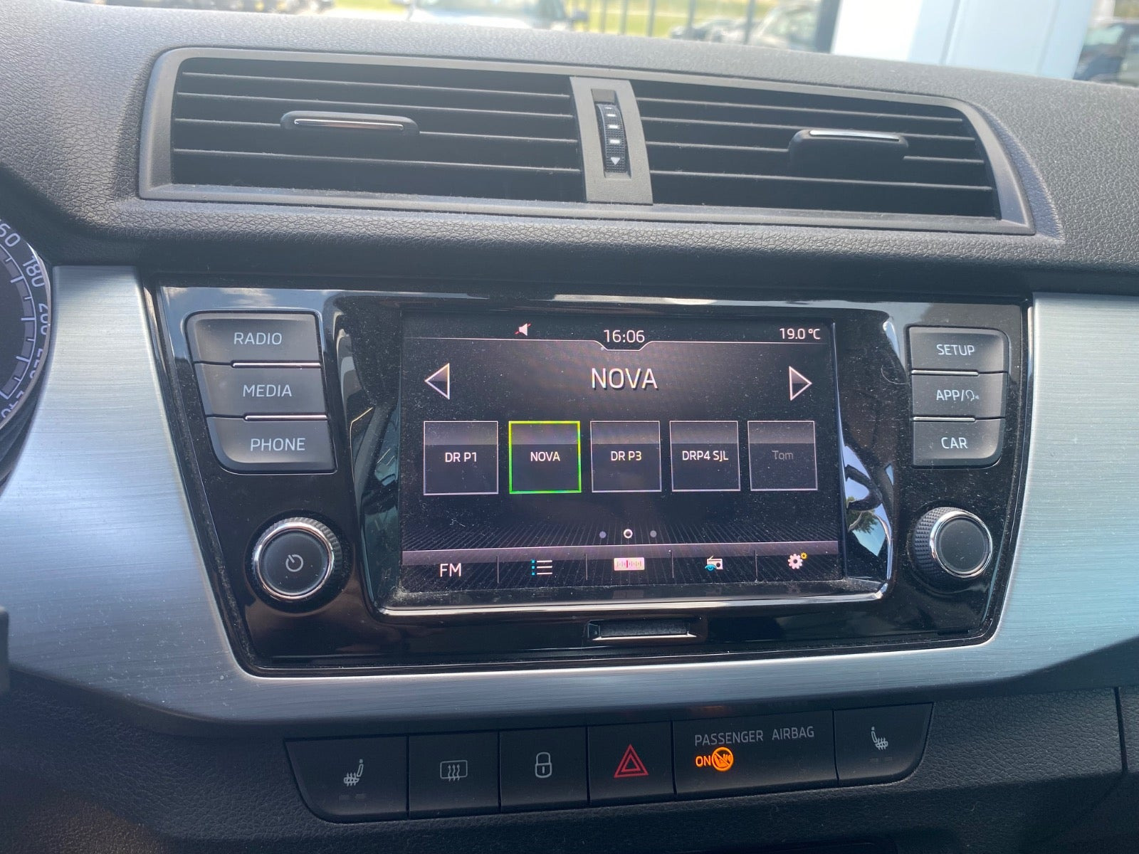 Sølv Skoda Fabia fra 2019