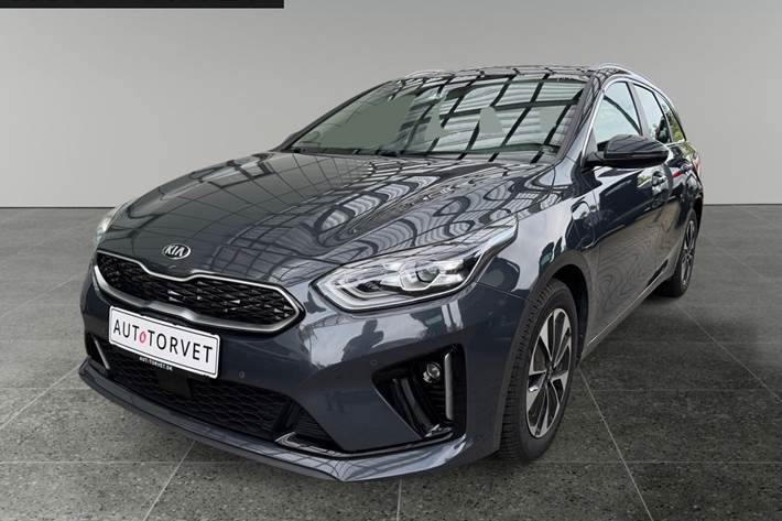 Blå Kia Ceed fra 2020