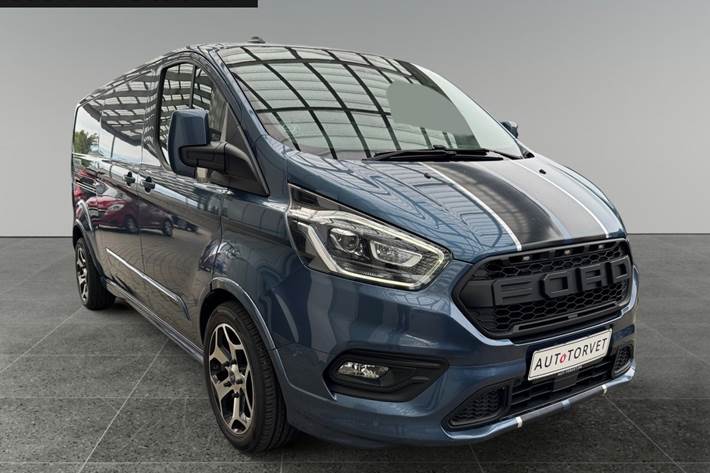 Blå Ford Transit 350 L2 Van fra 2019
