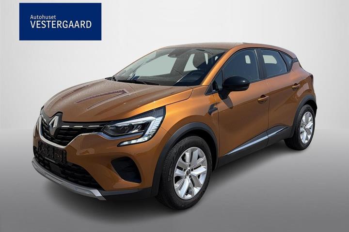 Orange Renault Captur fra 2020 set udefra