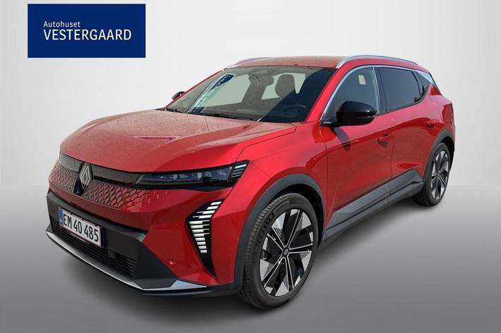 Rød Renault Scenic E-Tech fra 2025