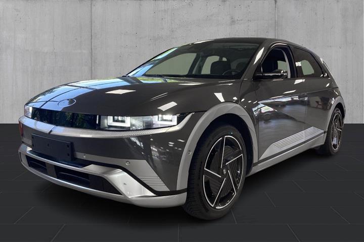 Grå Hyundai Ioniq 5 fra 2025 set udefra