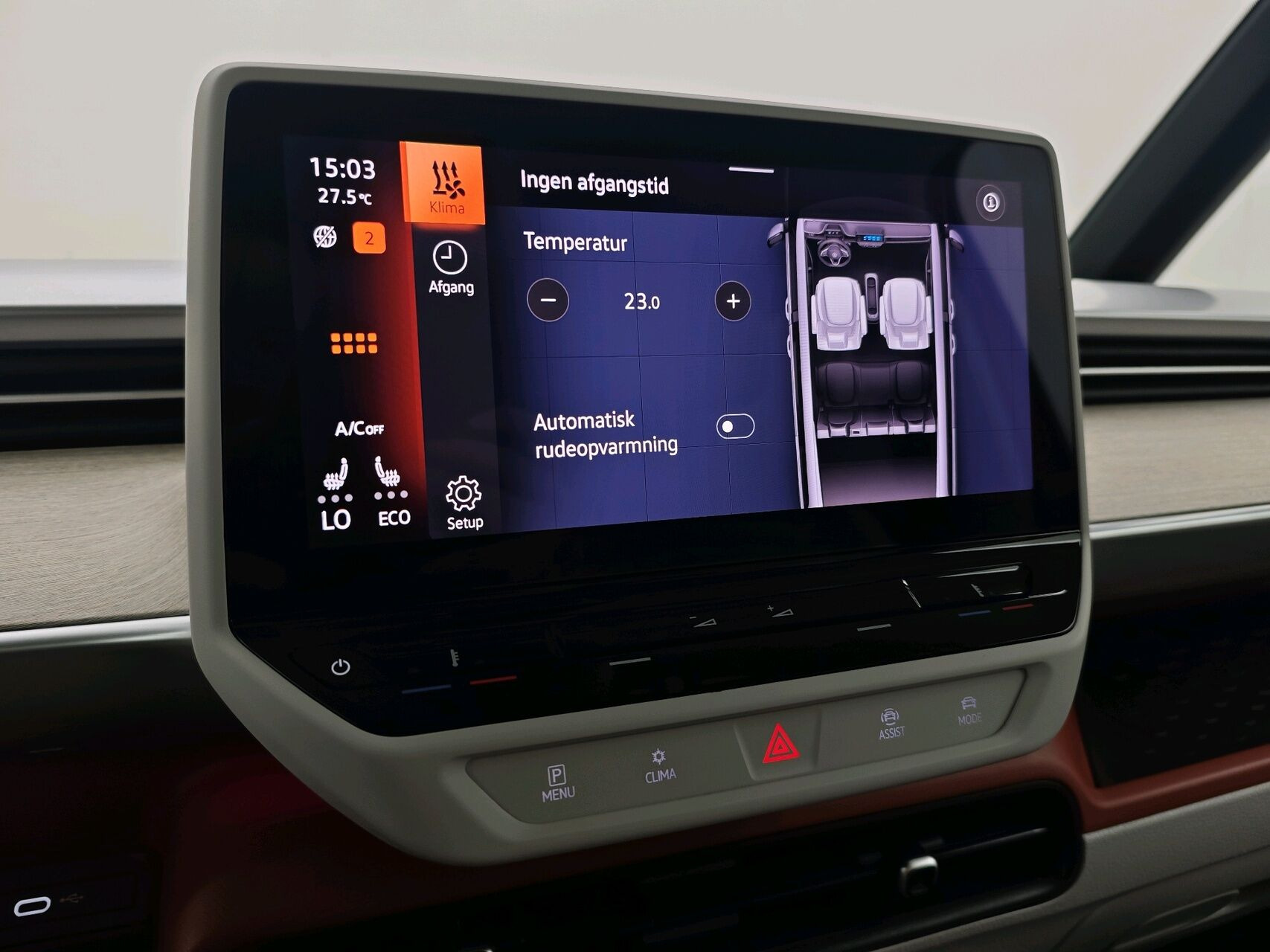 Orange VW ID.Buzz fra 2023