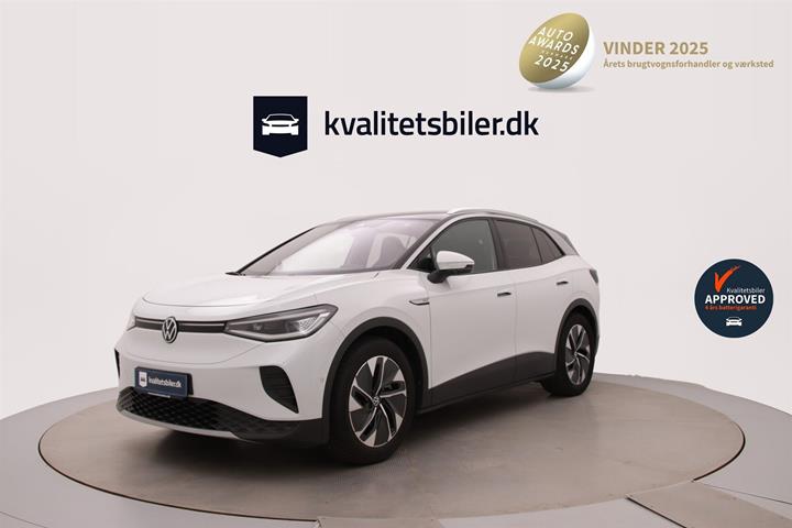 Hvid VW ID.4 fra 2022 set udefra