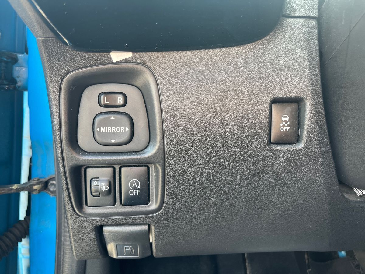 Blå Toyota Aygo fra 2015
