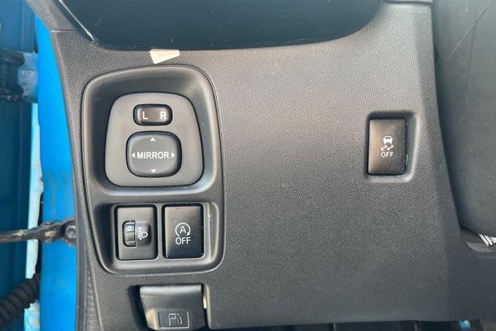Blå Toyota Aygo fra 2015