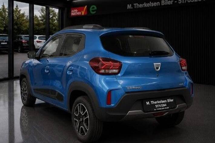 Blå Dacia Spring fra 2021