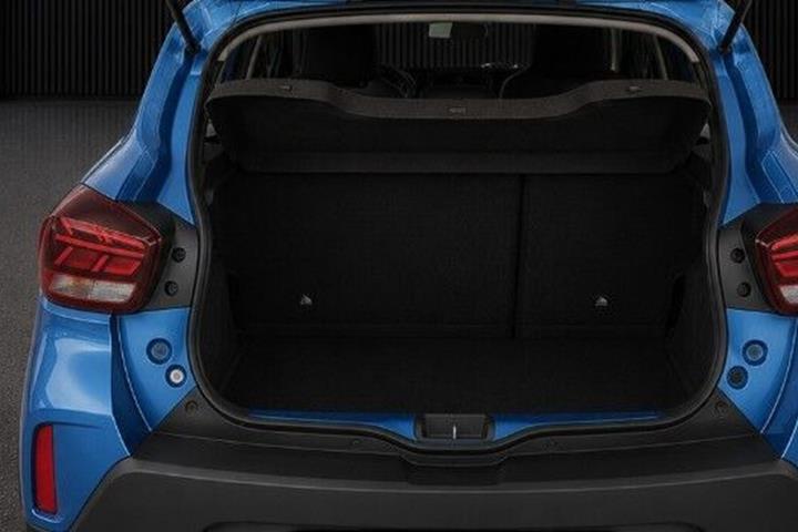 Blå Dacia Spring fra 2021